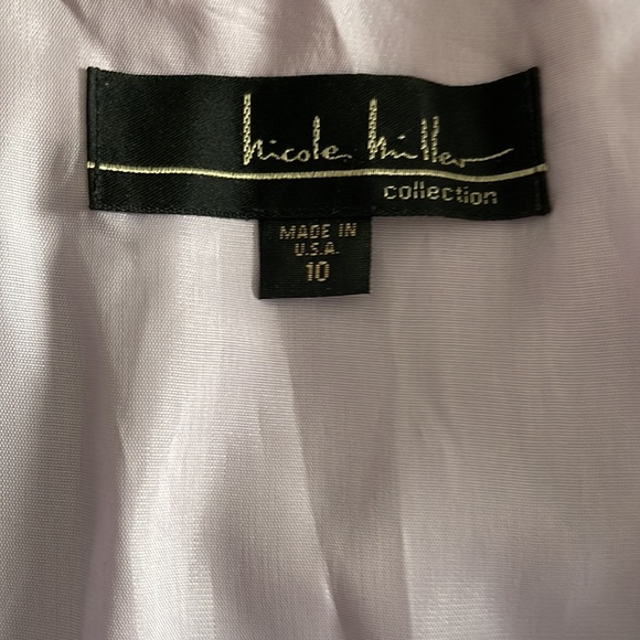 Nicole Miller collection silk blouse and long skirt - Picture 6 of 7